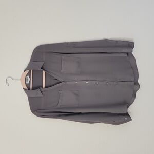 Express Sheer Gray Top